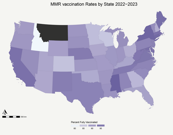 MMR Vaccination Rates 22-23 (RStudio)
